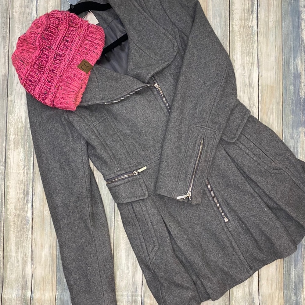 Laundry by Shelli Segal Wool Coat Gray Size 2